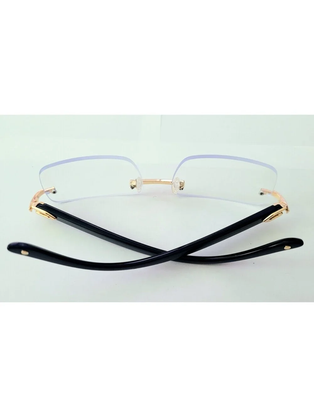 Piccadilly Gold Clear Horn Decor Gradient Designer Sunglasses